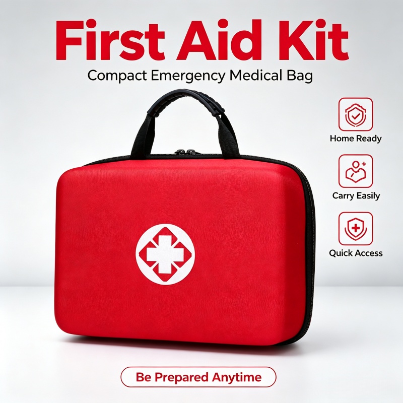 First Aid Kit - ポータブルハードシェル救急キット、EVA緊急医療収納バッグ、運転や家庭用のアウトドアサバイバル医療キット