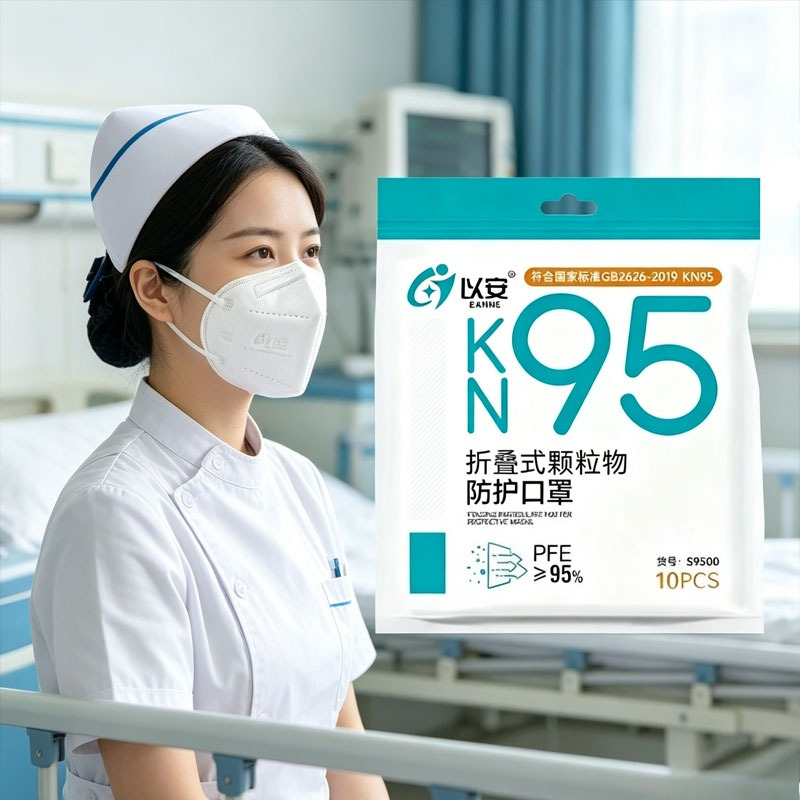 10 個 KN95 標準不織布保護マスク職場公共エリア用使い - Surgical Mask のレビューと価格