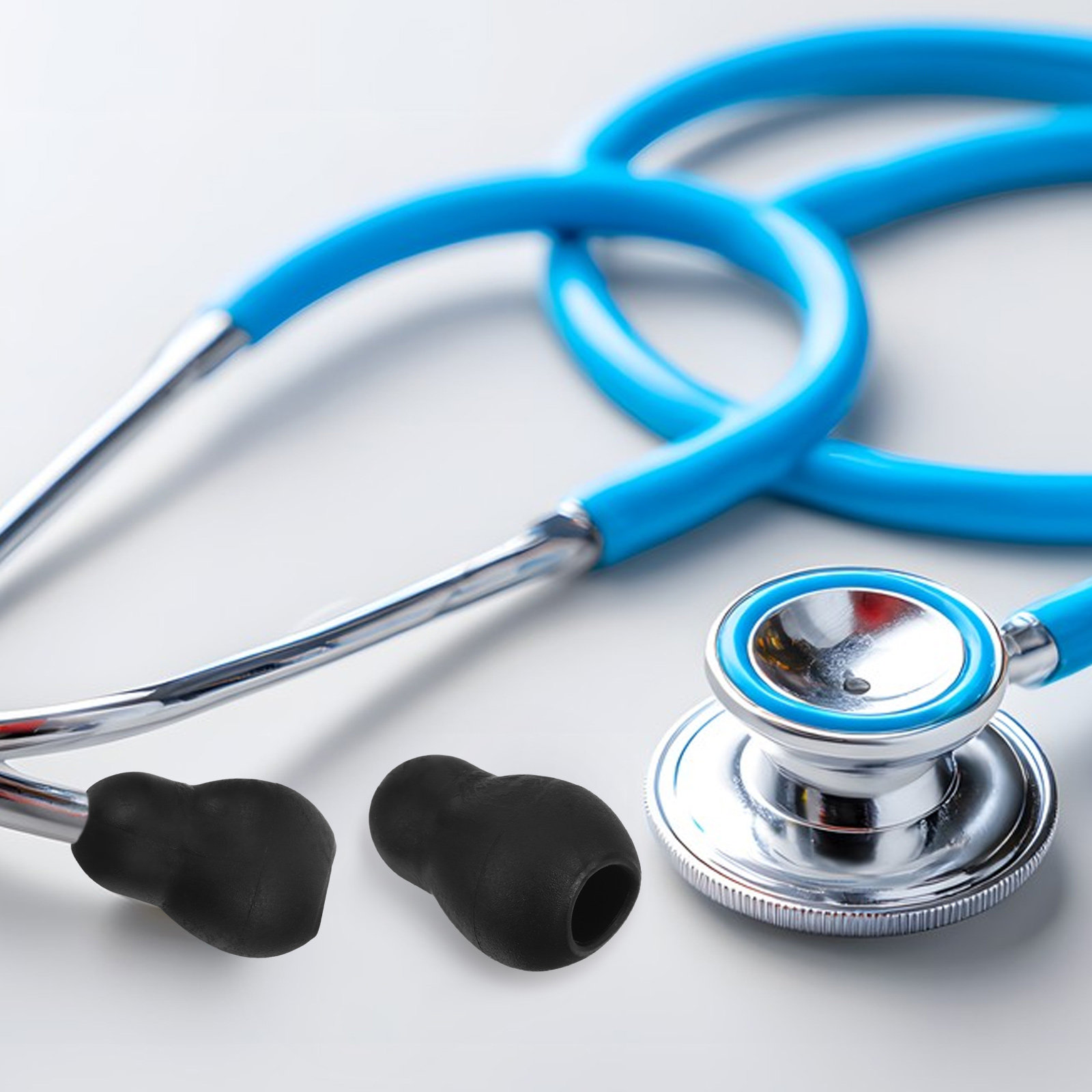 聴診器用イヤーチップ5組。柔らかいシリコン製で、騒音を遮断し - Stethoscope のレビューと価格