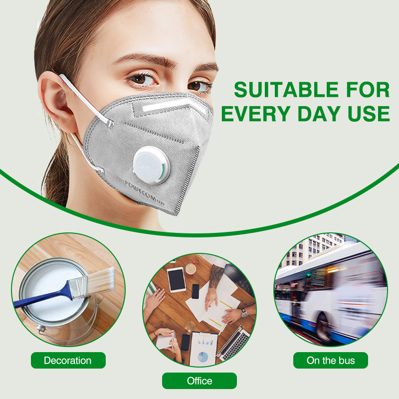 POWECOM KN95マスク 活性炭入り KN95マスク  - Surgical Mask のレビューと価格